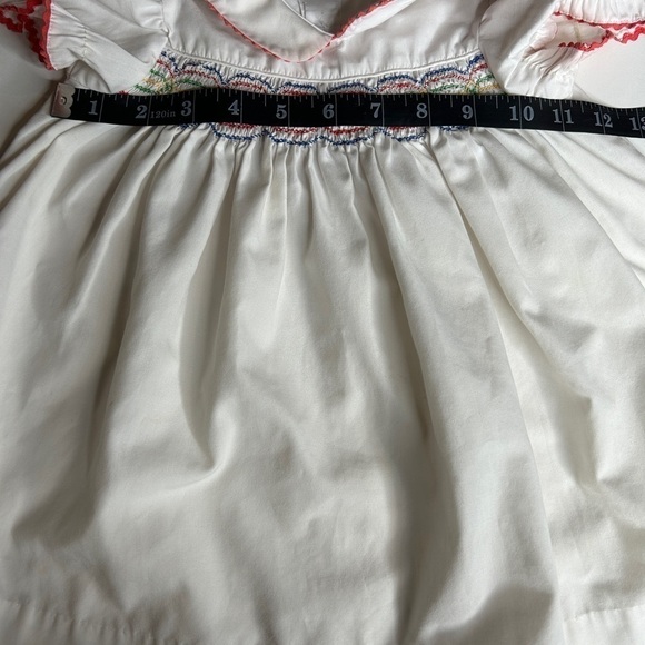 Vintage Cherubs Dress Baby Girls Size 18 months Smocked - Picture 5 of 10